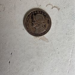 1953 Panama Silver 1/2 