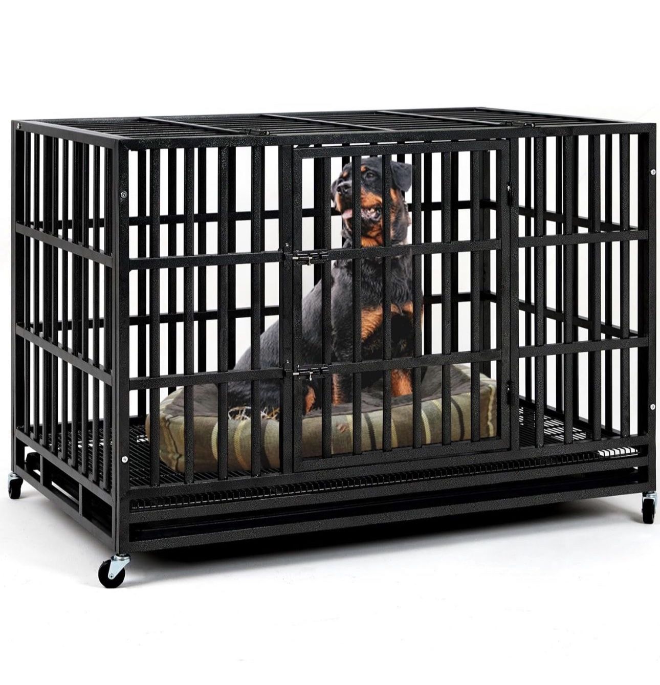 48 Inch Heavy Duty Indestructible XL Dog Crate