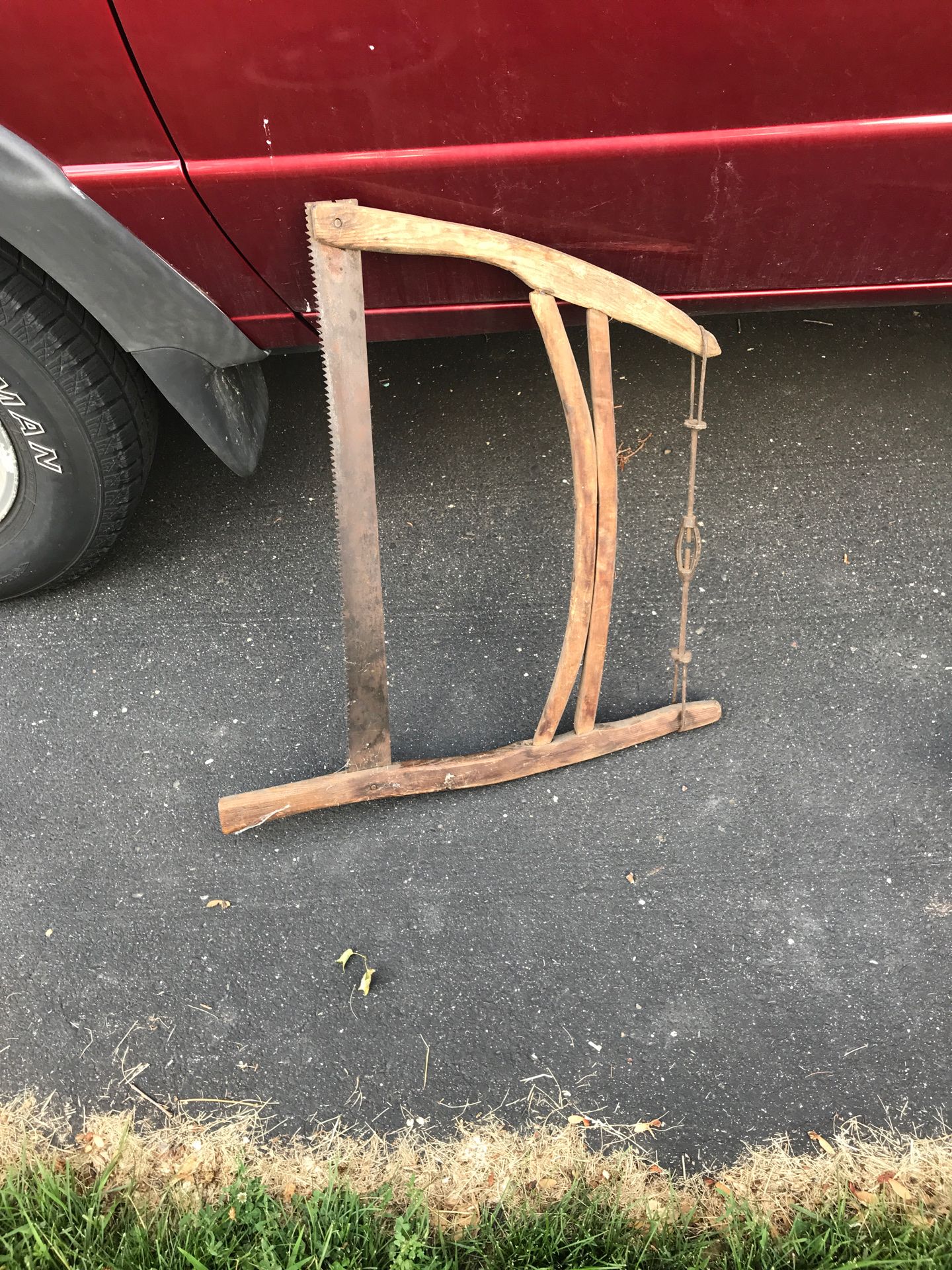 Old fashioned hand saw