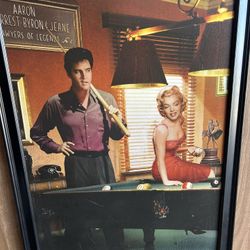 Marilyn And Elvis Wall Picture 
