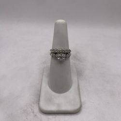 14kt Gold Duo Diamond Engagement Style Ring Set