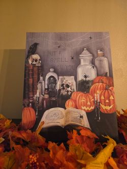 2 Halloween canvas