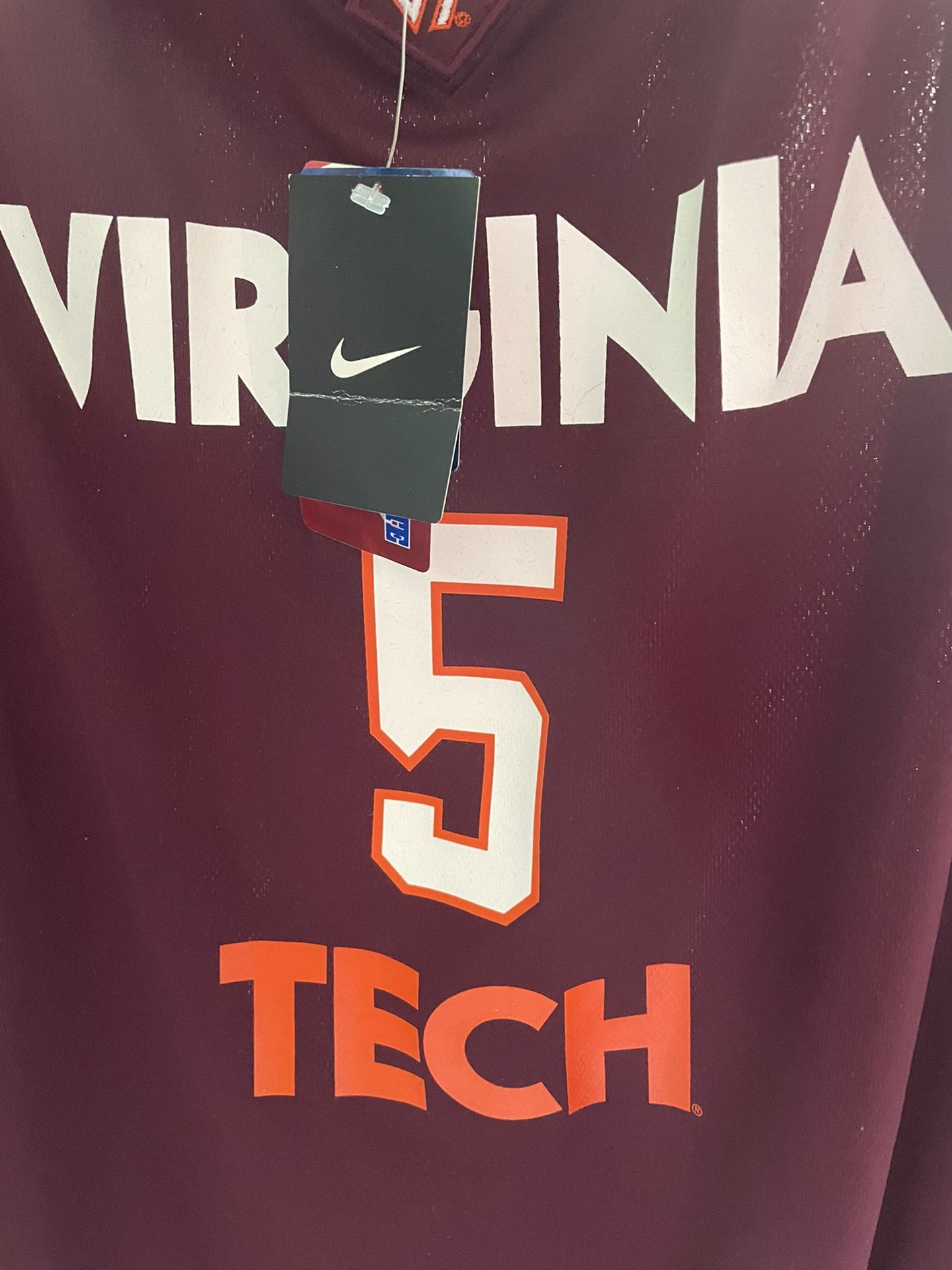 Virginia Tech Nike Men’s Jersey Size XXL.  NWTs