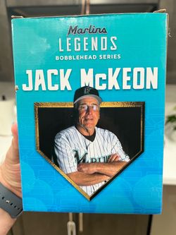 Marlins Legend Bobble Head Series Jack Mckeon Bobble Head (8/3/25 Marlins Game)
