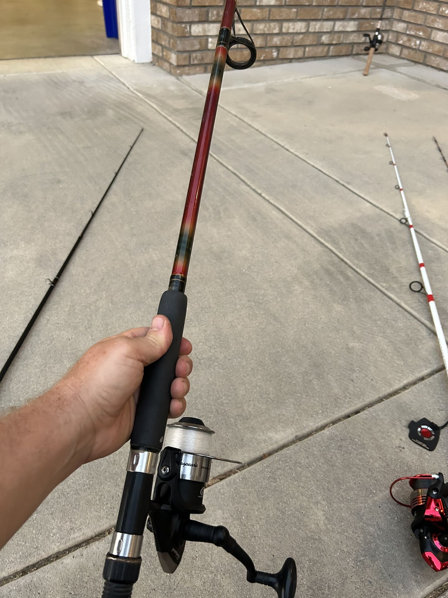 cheap used fishing rod and reel combo Red Lure Combination, Rod Reel Combos, Bait Bass Rod 13BB Fishing Reel Set, Carbon Fiber Portable Rod, Foldable Trout Fishing Rod, Pescal 1.8m-2.7m ZYHYD : Sports & and a smooth spinning reel Okuma SAFARI Combo-Safari 20 Reel