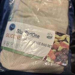 Reusable Cotton Produce Net Bag 2 Pk