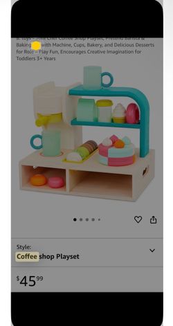 Barista & pizza chef set for kids