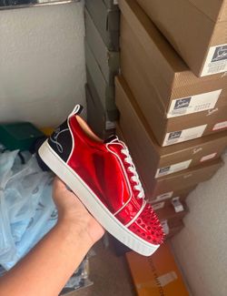 Christian Louboutin Red Low Top Sneakers – Sizes 8-12