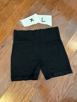 Ribbed Biker Shorts