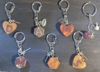 Handmade Letter Keychains $5. Each