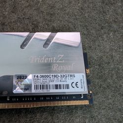 Trident Z Royal DDR-4 3600 (2x16GB)