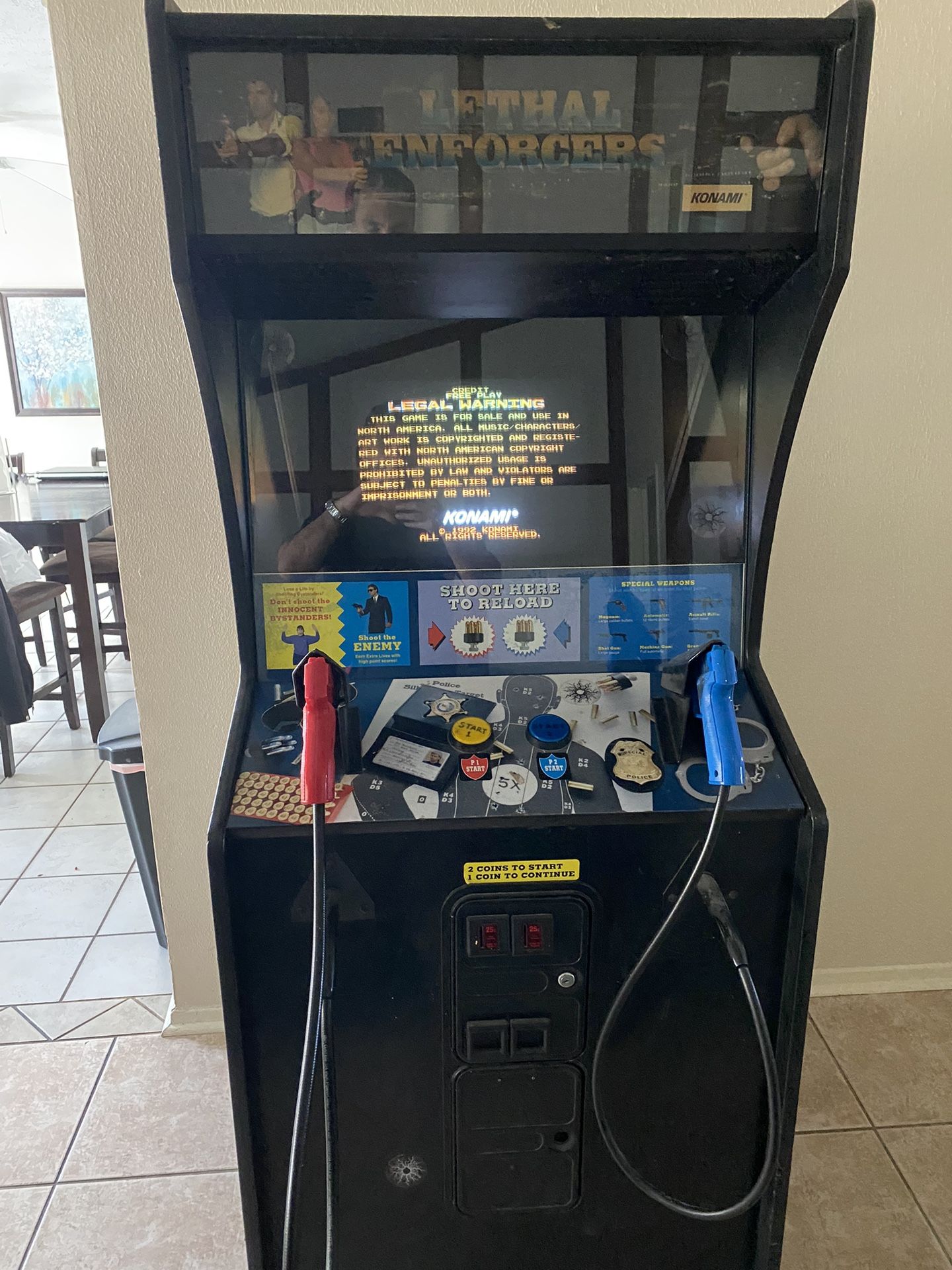 Lethal Enforcers Arcade 