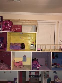 Large Wooden Doll house