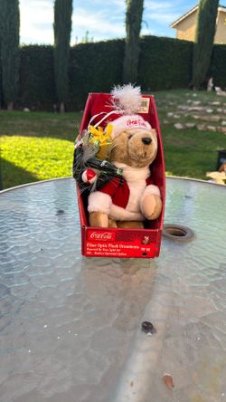 Coca-Cola Christmas Plush Bear