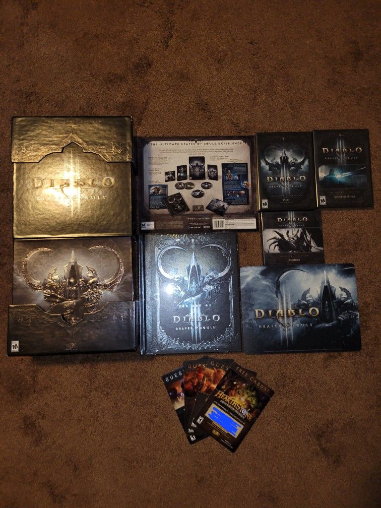 Diablo 3 Reaper Of Souls Collector's Edition Diablo III CIB New