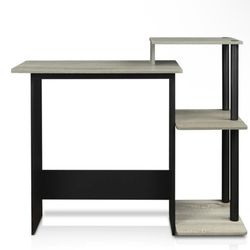 Small Grey Word And Black Desk 