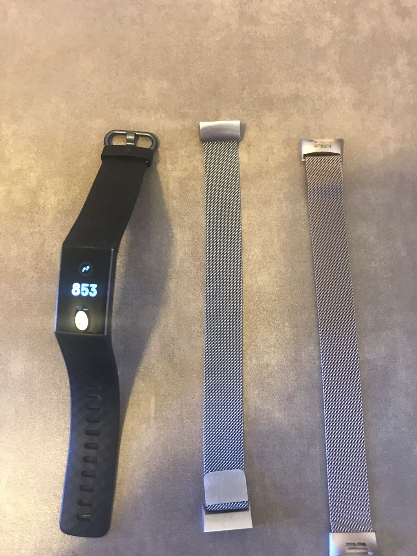 Fitbit Charge 3 with 2 extra bands
