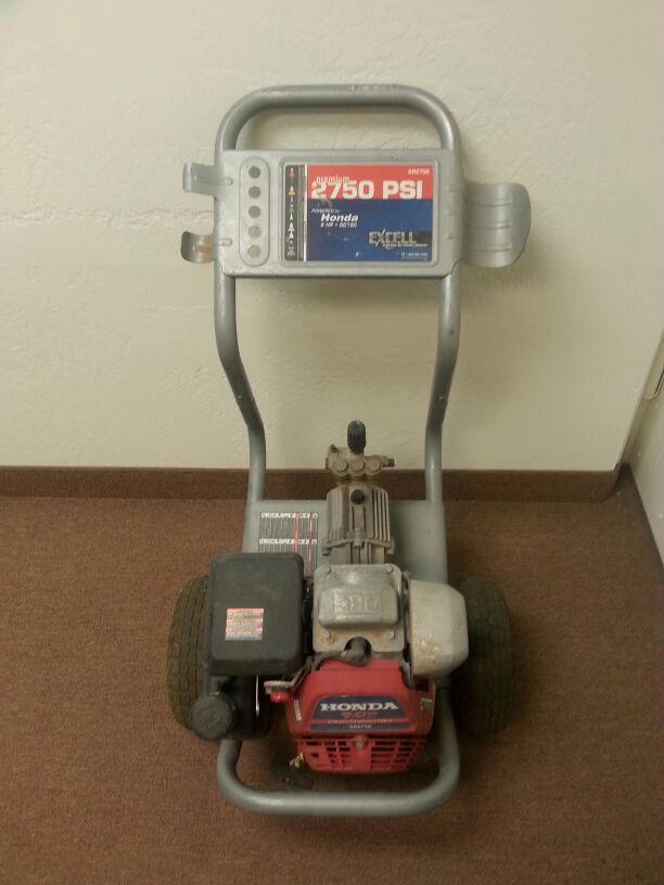 Excell XR2750 Portable Pressure Washer w/Honda 6hp GC190 motor 175 for