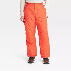 Snow Pants Red-orange Size Medium