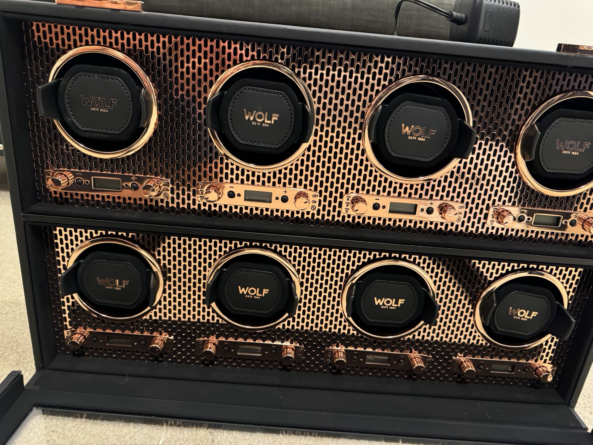 Wolf Axis 8 Piece Watch Winder