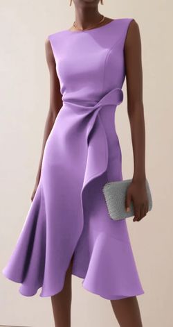 Lavender Dress “Fehaute” New With Tags. Size 12