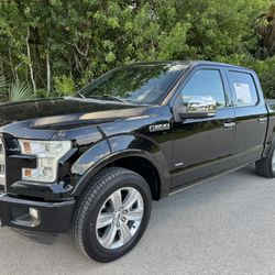 2016 FORD F-150 PLATINUM 4X4 *ONLY 89,000* ONE OWNER* CLEAN FL TITLE*  *ONLY 89,000 MILES  CLEAN FLORIDA TITLE  ONE OWNER  POWER EVERYTHING  AMAZING L