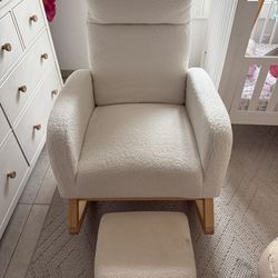 Nursery Ivory Rocking Chair
