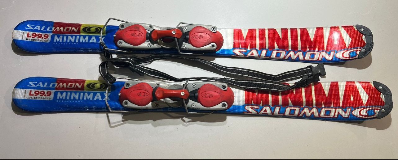 Salomon MiniRace Spaceframe L99.9 R6 SC 105 80 100 snowblades Mini Skis
