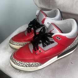 Air Jordan’s 3 Retro Red Cement