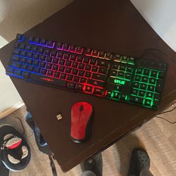 Logitech Mouse And Gaming Keyboard