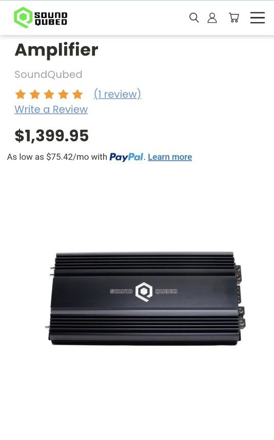 Soundqubed Q1 6000v2 Amp