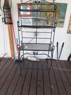 Rod iron stand