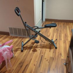 New Folding Exercise Bike With Digital Read Out