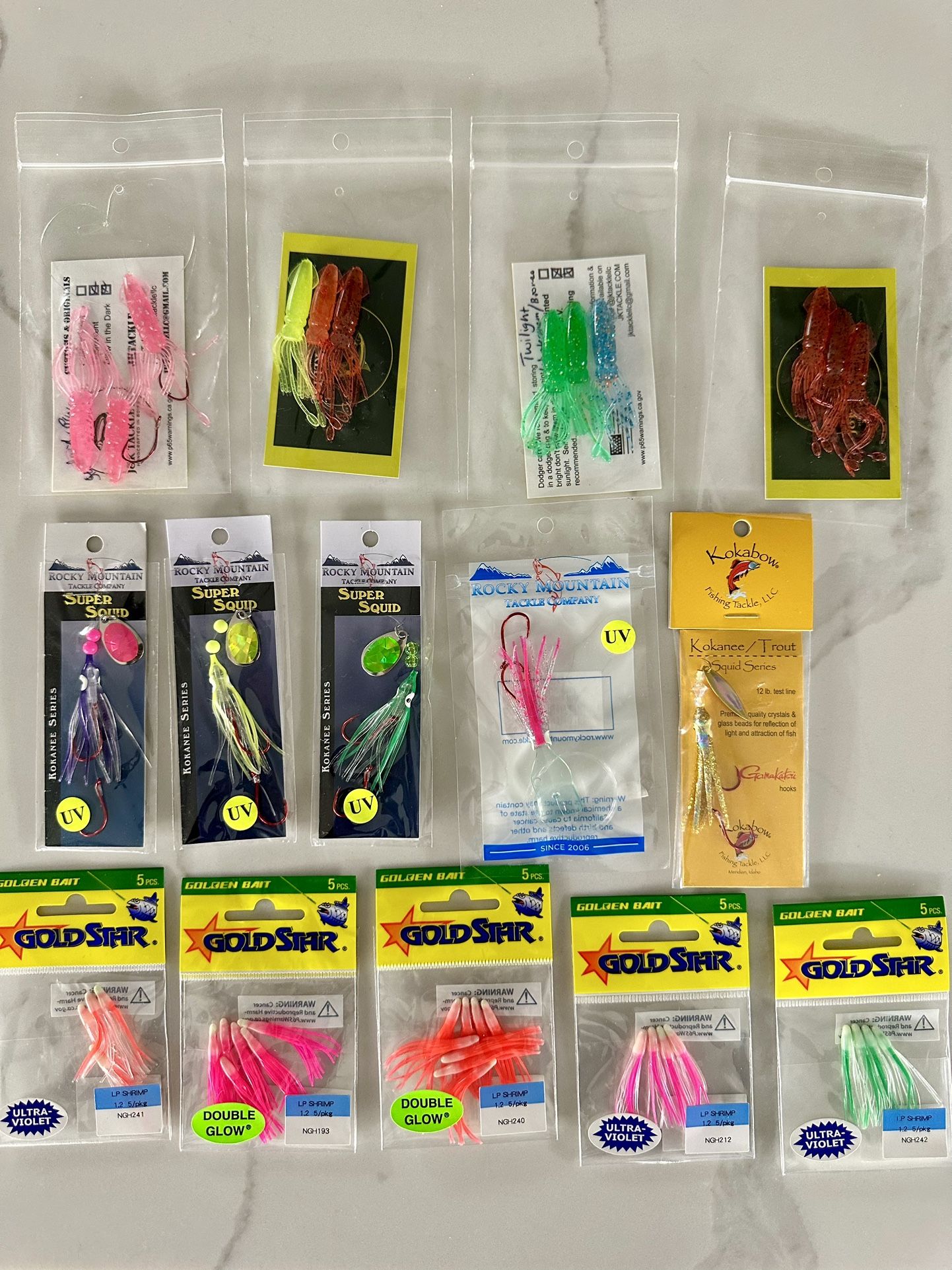 Kokanee Trout Salmon Squids/Spinners