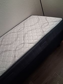 Original Mattress Factory Brand Twin Extra Firm, box spring, frame