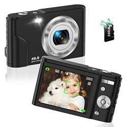 Brand New Digital Camera, Upgraded 48MP Autofocus FHD 1080P Small Digital Camera