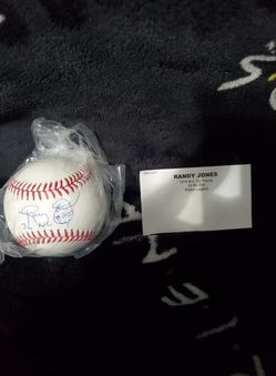 Randy Jones Autograph Baseball