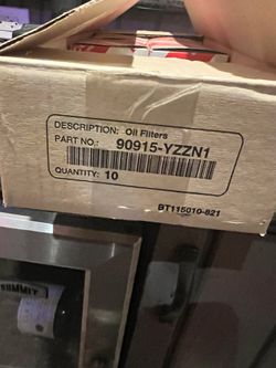 90915-YZZN1 Toyota OEM Oil Filters 6x