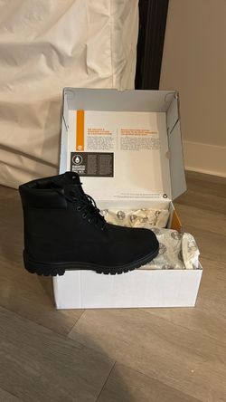 New Black Suede Timberland Boots size 12