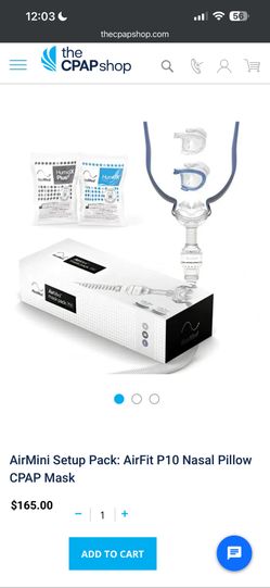 ResMed AirFit P10 Nasal Pillow CPAP Mask Complete