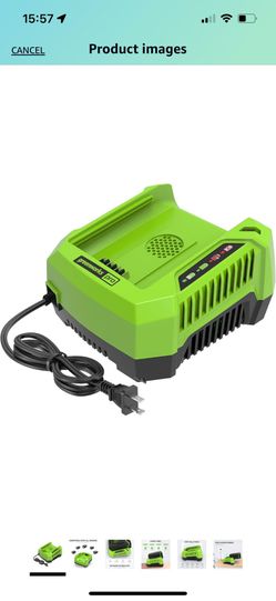Greenworks PRO 80V Rapid Charger (Genuine Greenworks Charger)