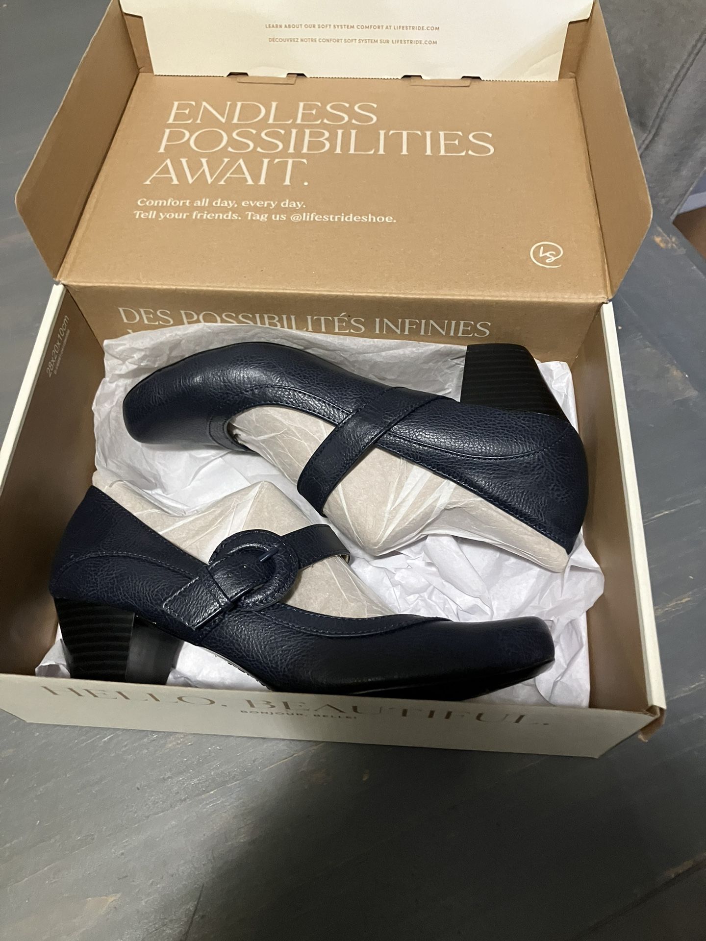 Navy Blue Women’s Dress Shoes