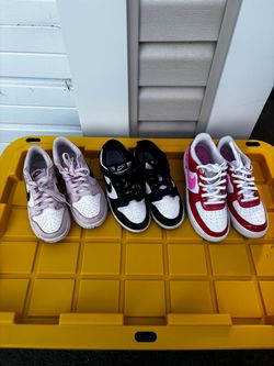 3 Pairs Nike Low-Top Sneakers Bundle