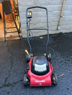 Homelite 18 Electric Mulching Mower UT13218 Lawn Mower Grass Lawn Care Adjustable Height for Sale in Carmichael CA OfferUp