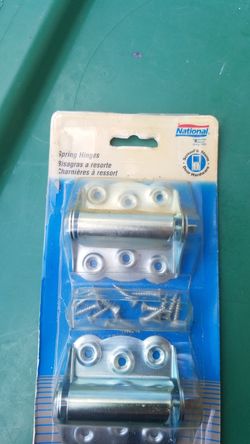 Door hardware. Spring hinges new