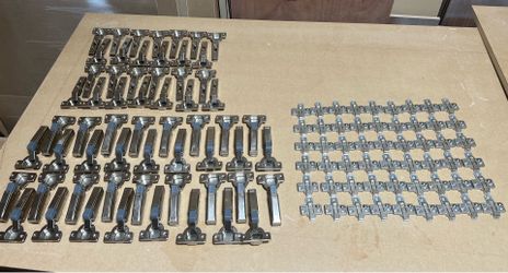 Blum hinges and mounting brackets
