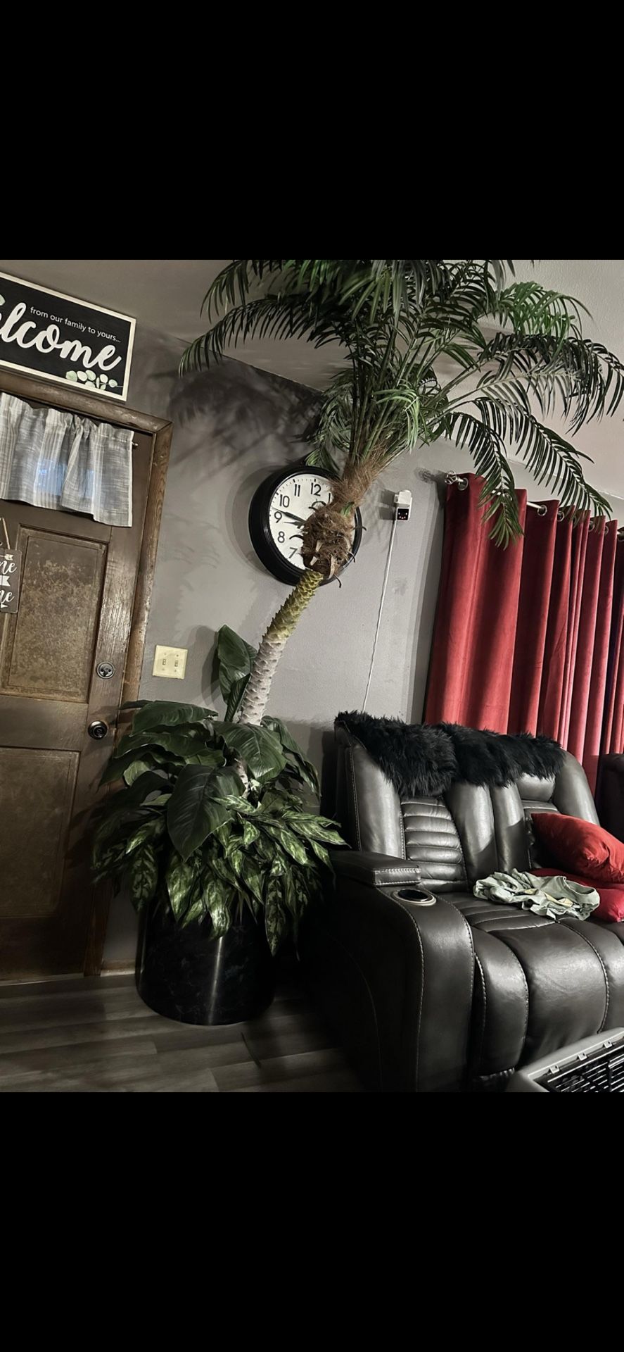 8 Feet Tall Artificial Plant Heavy Base