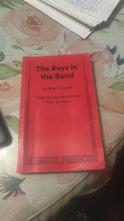 $12. 00The Boys in the Band book great condition used briefly for a Literature class