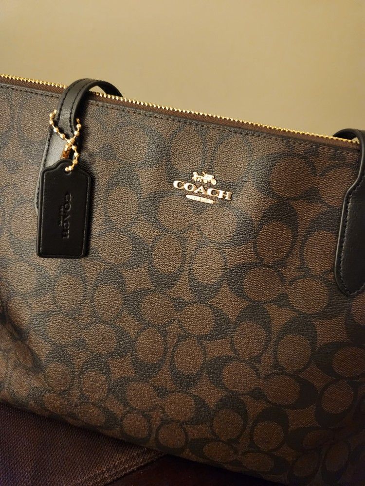Coach tote handbag