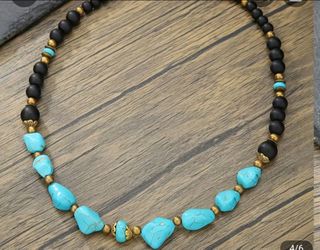 Brand New Turquoise Necklace $10 FIRM